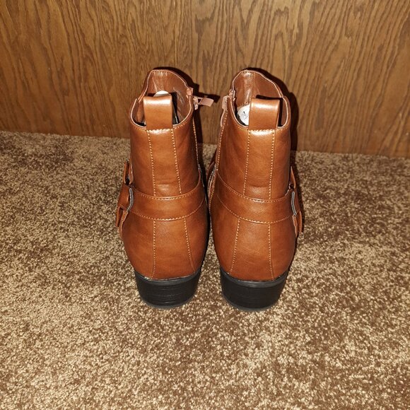 NWOT Metrocharm Men's Casual Belt Strap Studded Western Cowboy Shoes Boots 13 - Picture 3 of 9